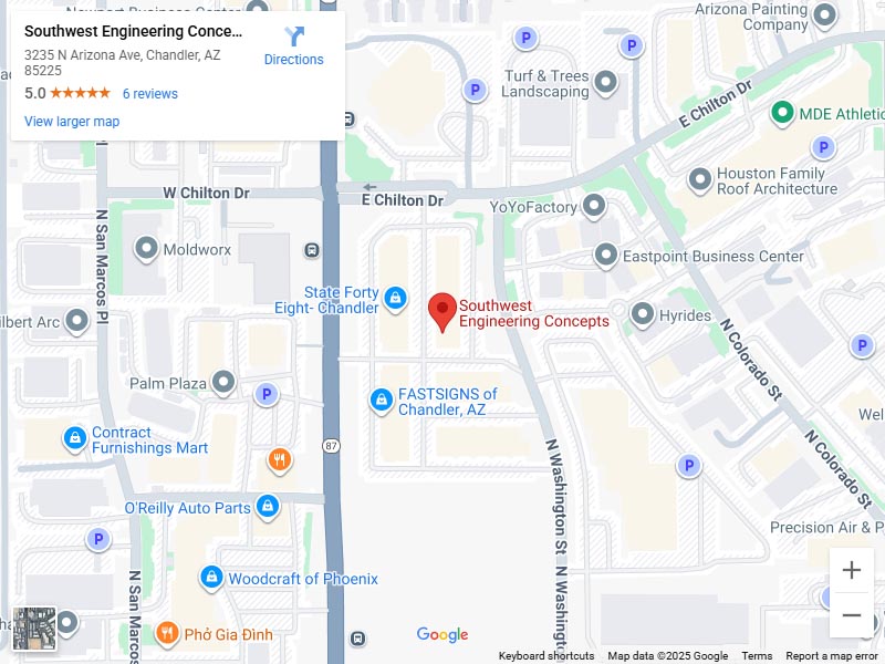 Google Maps link for Southwest Engineering Concepts
